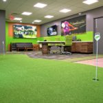 GOLFTEC lobby and putting green