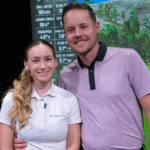 Hannah Gregg and Fredrick Lindblom experience a putter fitting at GOLFTEC